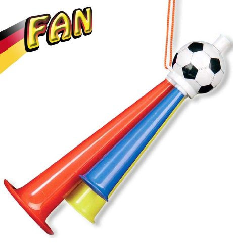 KarnevalsTeufel Klaxon de supporter de football env. 25 cm, Allemagne, football, Coupe du Monde