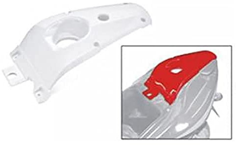 one by Camamoto cod 77580400 plastica posteriore, coperchio serbatoio bianco perla compatibile con mbk nitro - yamaha aerox anno dal 1997 al 2012