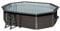 Gre KPCOV52 - Piscina Ovalada Desmontable de Composite, Piscina Elevada para Jardines y Patios.524 x 386 x 124 cm