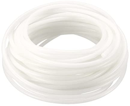 sourcing map 10 Meter lang Silikonschlauch Schlauch 2 mm x 4 mm cremeweiß | Schlauchleitung, DIY