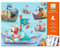 Djeco DJ08779 Kreativ Set Origami Floating Boats, Blau Grün