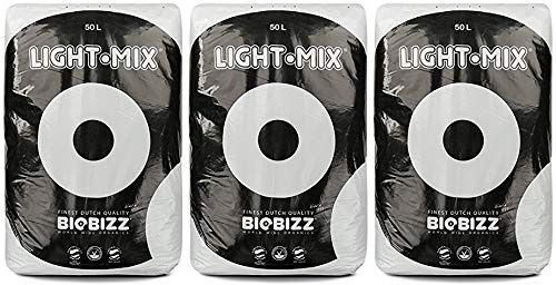 BioBizz Light-Mix BBLM50L Lot de 3 sacs de substrats 50 l
