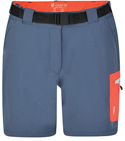Dare 2b Revify Shorts – leichte Funktionsshorts für Damen – Revify Shorts – Damen XL Meteor Grey