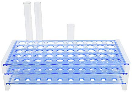 Teqeler Reagenzglasständer aus Kunststoff 13, 5 mm