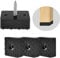 20 Pcs Rubber Furniture Feet Square Rubber Feet Foot Caps for Garden Chairs Suitable for all Types ofFurniture, Non-Slip Keep off Wet Floors Protect Furniture（30MM*30MM）