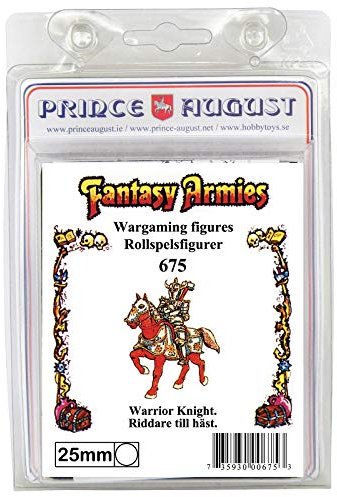 Prince August Hobby Gießform – Fantasy 25 mm Maßstab Ritter und Pferd PA675