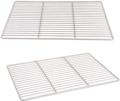 Grillrost 60 x 30 cm aus Edelstahl rostfrei und elektropoliert