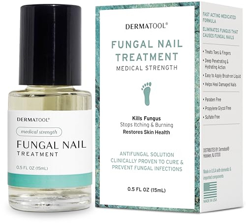 Toenail Fungus Treatment Extra Strength Antifungal Solution and Nail Fungus Treatment for Toenail - Repairs Fungal Damaged, Yellow, Thick, Discolored Nails - Fingernails and Toe Nail Fungus Treatments