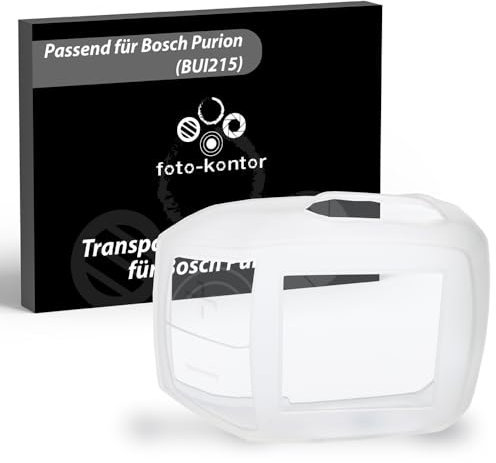 foto-kontor Schutzhülle kompatibel mit Bosch Purion E-Bike Fahrrad Display Bedieneinheit TPU Hülle Cover Displayschutz Case Schutz gegen Wasser und Schmutz transparent durchsichtig