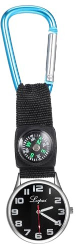Uhr Herren Taschenuhren Krankenschwestern Armbanduhren, CestMall Taschen Quarzuhr mit Clip auf Brosche zum Aufhängen für Männer Digitale Clip-Uhr Taschenuhr Für Arzt
