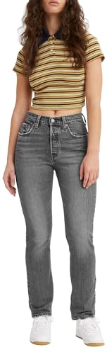 Levi's Damen 501 Jeans For Women Jeans, Grau, 27W / 30L