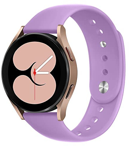 20mm Cinturino per Samsung Galaxy Watch 7 6 5 4 40mm 44mm/Galaxy Watch 5 Pro 45mm Braccialetto Galaxy Watch 6/4 classic 43mm 47mm 42mm 46mm Silicone Polso Band per Samsung Active 2 40mm 44mm Strap