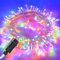 Lichterkette außen 30m 300er LED Lichterkette Weihnachtsbaum Strombetrieben (31V) mit Timer, Speicherfunktion, 8 Modi, IP44 Wasserdicht für Weihnachten Partys Hochzeit Halloween Ostern Garten, Bunt