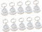 STOBOK 10 Stücke Medaillon Schlüsselanhänger Metall Schlüsselanhänger Anillos Metall Boot Schlüsselanhänger Handgemachte Schlüsselanhänger Halter Schiff Schlüsselanhänger Anhänger