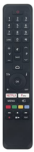 Telecomando di ricambio adatto per telecomando Toshiba Ultra HD Android TV Box Sat 43HAK6150UH 50HAK6150UA 65UA2B63DB 43UA2B63DB 49UA2B63DB 50UA2B63DB 55UA2B63DB 58UA2B63DB Telecomandi TV