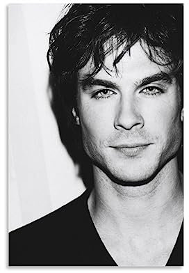 Ian Somerhalder (3) Leinwand-Poster, dekoratives Gemälde, Leinwand-Wandposter und Kunstdruck, modernes Familienschlafzimmer-Dekor-Poster, 20 x 30 cm
