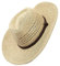 budiniao Restez confortable et élégant léger hommes grande taille chapeau de soleil papier large bord plage pliable casquette homme chapeau de paille, Mélange Creux Beige, M 58cm