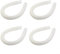 EpheyFIF skimmer piscina fuori per terra, 4 tubi di ricambio per skimmer Intex Skimmer 10531, tubo di ricambio per piscina fuori per terra, 4 x 76,2 cm