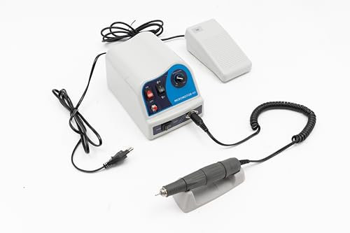 N8 Micromoteur électrique de laboratoire 0-45 000 tr/min 2,35 mm Polisseuse électrique Micro moteur Unité de polissage pour bijoutiers, artisans, équipements de laboratoire