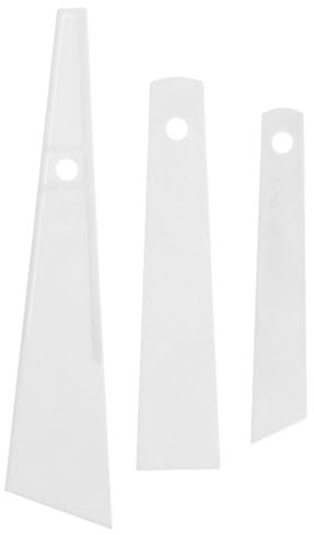 DIYEAH 12pcs Diy Mosaic Glue Craft Handheld Pu Leather Glue Spreader Smears Paint Tool Easy Cleanup