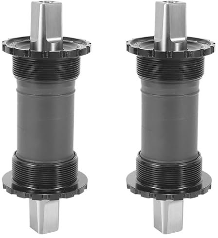 HESHUWEN Movimento Centrale Perno Quadro Movimento Centrale Conico Quadrato filettato in Titanio 119 mm 148 g Movimento Centrale MTB