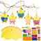 Joxessaien 12 Stück Osterküken Basteln Kinder, 6 Farbe EVA Osterdeko, Oster Bastel Set, Osterdeko Selber Basteln, Moosgummi Bastelkoffer Kinder, Ostergeschenk