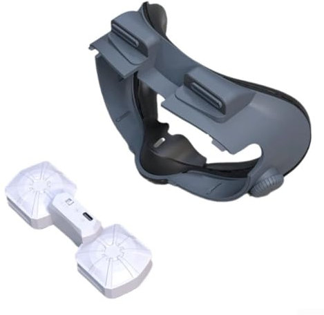 Getdoublerich For Quest 3/3S Cooling Fan Mask, Adjustable Head Display Radiator, Dual Fan Dual Mode Pulsator Adjustment Pressure Relief Quiet, Comfortable Design