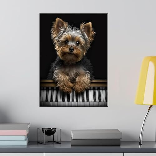 Niedliches Yorkie-Hunde-Puzzle, 1000 Teile, Yorkshire Terrier, Tier-Holzpuzzle für Erwachsene, Teenager, Heimdekoration, Familienparty, Herausforderung, Puzzle-Spiele, Bodenrequisiten,
