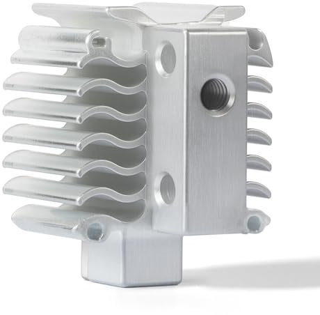 Creality Ender-3 V3 Kühlkörper-Kühlblock, hocheffizienter Aluminium-Kühlkörper für Ender-3 V3 3D-Drucker, verbessert die Wärmeableitung und verhindert Verstopfungen, einfach zu installieren und