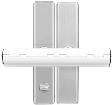 Patio Door Security Lock with Alarm,High Security French Double Door Lock,Anti-Ttheft Patio Door Lock,Portable Alarm Door Stopper,Conservatory & Sliding Glass Doors