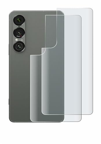 BROTECT Schutzfolie für Sony Xperia 1 VII | (Rückseite) 2 Stück Entspiegelnder Displayschutz Made in Germany Matte Full-Screen 3D Curved Anti-Reflexion Montage Kit