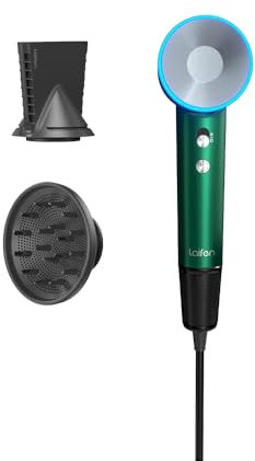 Laifen GIFT EDITION - Schneller und leiser Haartrockner mit Ionen-Technologie - mit Styling-Konzentrator und Diffusor - Grün