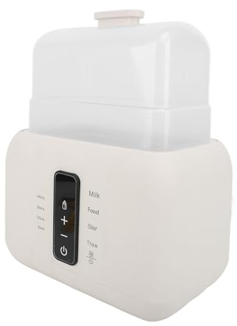 CFTGIW Schneller Flaschenwärmer, Multifunktionaler Milchwärmer, Passend für 2 Flaschen, 72 Stunden Warmhalten, Genaue Temperaturkontrolle, Automatische Abschaltung, um Körper und Minute zu