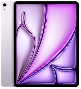 Apple 13 iPad Air (M4): Liquid Retina Display, 1 TB, 12 MP Front‑/Rückkamera, WLAN 7 mit Apple N1 + 5G Mobilfunk, Touch ID, Batterie für den ganzen Tag – Violett