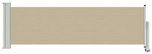 vidaXL Seitenmarkise 100 x 300 cm 100% Polyester Eisen Stahl