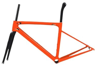 Generisch Carbon-Rennrad-Rahmen, Felgenbremse, Fahrrad-Set, leichte Fahrräder for Rahmenset(52Matte)