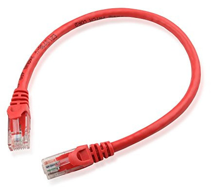 Vultech taau600 – Netzwerkkabel (CAT6, U/UTP (UTP), RJ-45, RJ-45, Männlich/männlich, Rot)