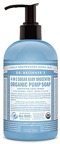 Dr Bronner'S | Pump Soap - Unscented | 1 x 355ml