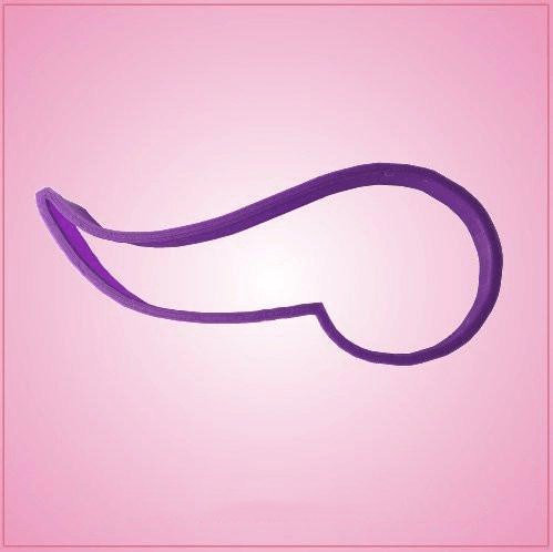 Violett Viking Horn Cookie Cutter