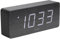Karlsson Wecker Tube - Schwarz - 21x9x4,5cm - Rechteck - Holzfurnier - Wecker für Schlafzimmer