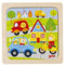 Goki Einlegepuzzle Stadt, 9 Teile