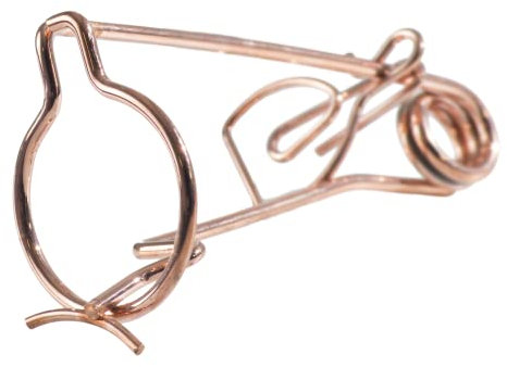 Windhager Wühlmausfallen CLASSIC, Draht-Wühlmausfalle, Wühlmausbekämpfung, Schnappfalle, Wühlmäuse fangen, robust, 2 Stk/Pkg, 6 x 14 x 9,5cm, 05379, Kupfer