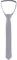 Ladeheid Kinder Jungen Krawatte KJ (31cm x 4cm, Silber)