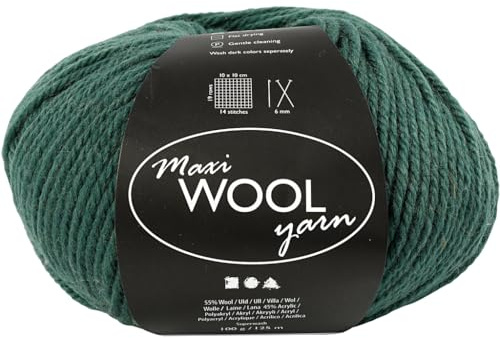 Wolle,Grün,L:125m,100g/1Knäuel