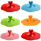 6Pcs Silicone Glass Cup Covers Cup Lids Reusable Anti Dust Cup Covers Coffee Tea Mug Cover for Cups Bowls Mugs Cans