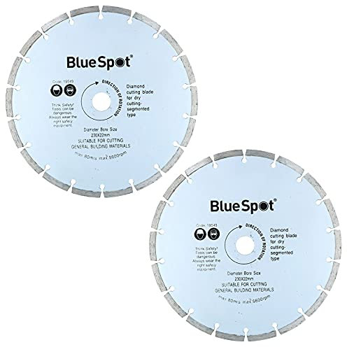 230mm 9” 3mm Turbo Diamond Ceramic Tile Cutting Disc for Angle Grinders 2pk