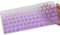 MUBUY-GOL Magic Keyboard Cover for Apple Magic Keyboard 3/iMac 24 Inch, ARM, Purple, Silicone