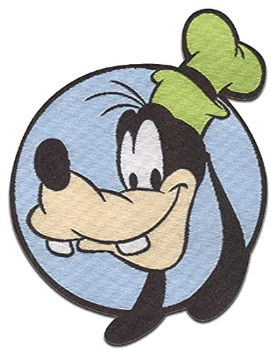 Disney Mickey Mouse Goofy - Aufnäher, Bügelbild, Aufbügler, Applikationen, Patches, Flicken, Zum Aufbügeln, Größe: 6,5 x 7,1 cm