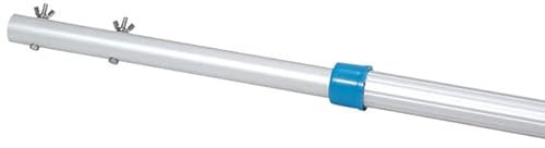 Suinga Manche télescopique en Aluminium Classic 2-4 m [Connexion par Clip], pour Le Nettoyage de la Piscine