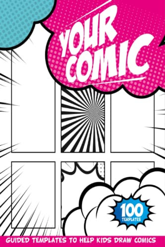 Blank Graphic Novel Book: Comic Book Creator For Kids And Adults To Make Your Own Stories | Comics Small Drawing Booklet